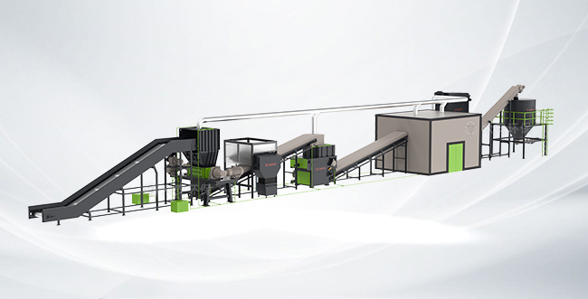退役风电叶片处理系统