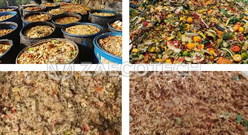 餐厨垃圾处理系统现场图片