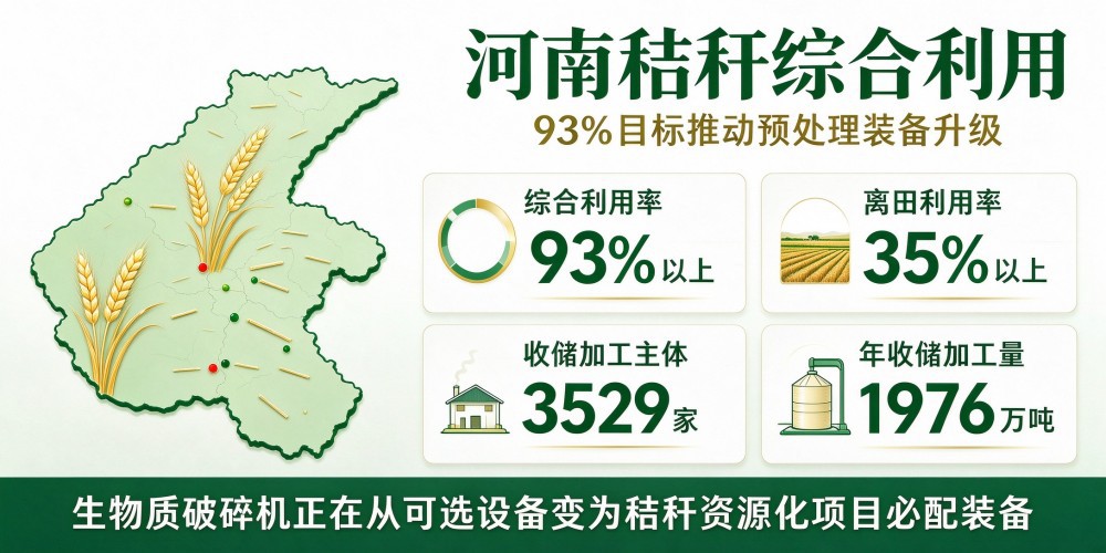 河南秸秆综合利用率93%和离田利用率35%目标数据图